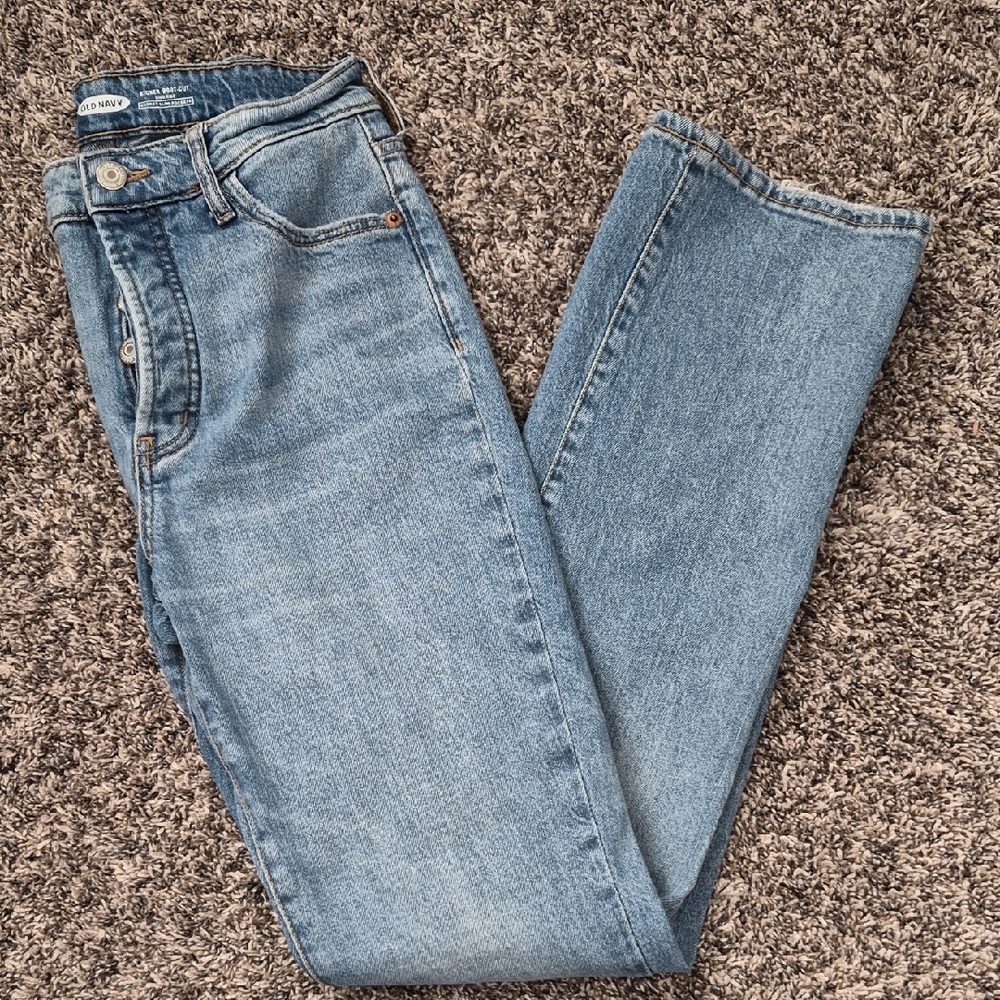 Old Navy Light Blue Straight Leg Jeans